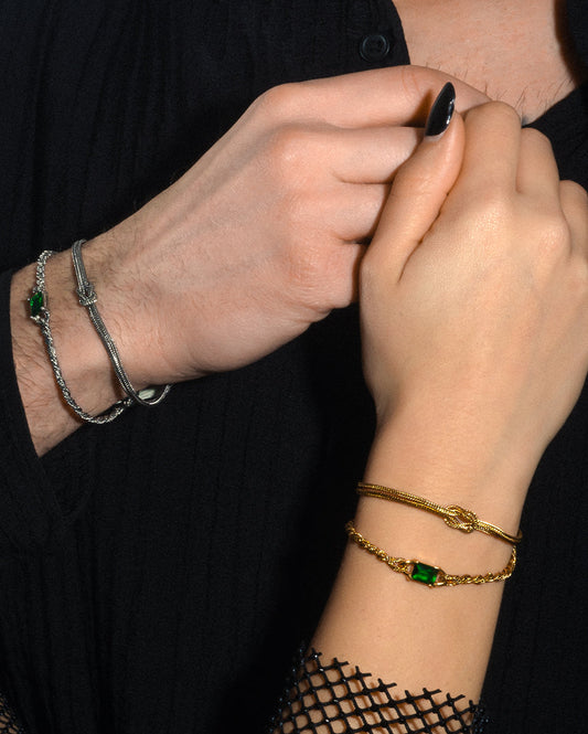 Bracciale nodo infinito oro 18kt