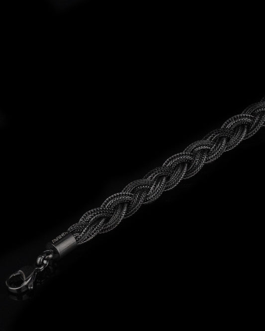 Bracciale Intrecciato Ermes Black