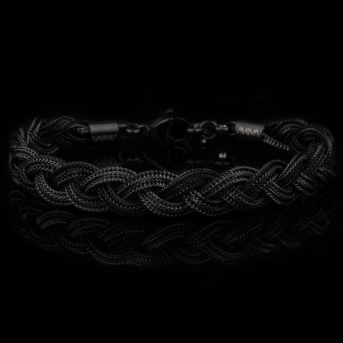 Bracciale Intrecciato Ermes Black