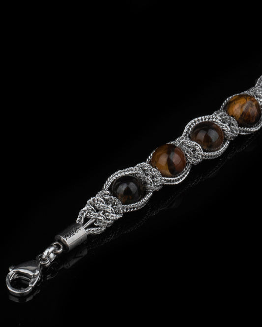 Bracciale Shamballa Marrone