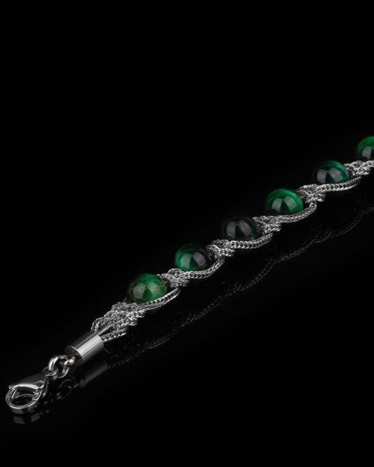 Bracciale Shamballa verde