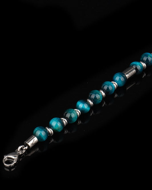 Bracciale Light Blue Tiger Eye