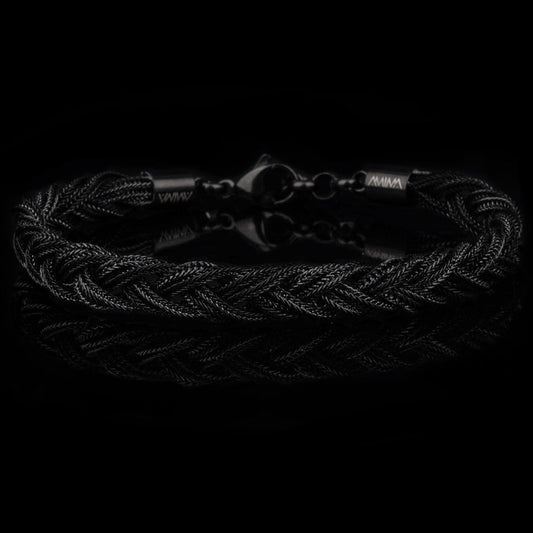 Bracciale Intrecciato Demetra Black