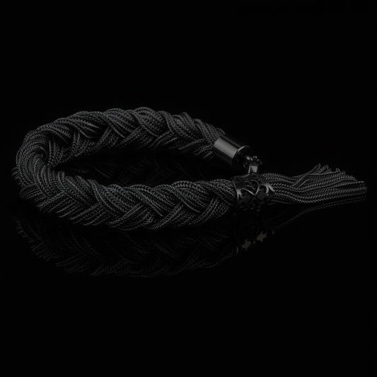 Bracciale Intrecciato Dionisio fox black