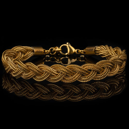 Bracciale Intrecciato Ermes Gold 18k