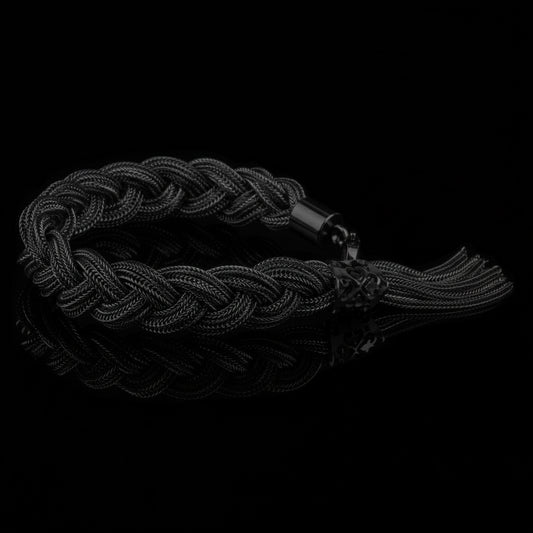 Bracciale Intrecciato Hercole fox black