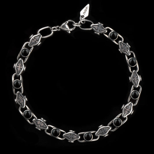 Bracciale Regular Stone Black