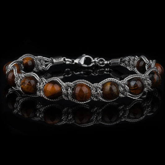 Bracciale Shamballa Marrone