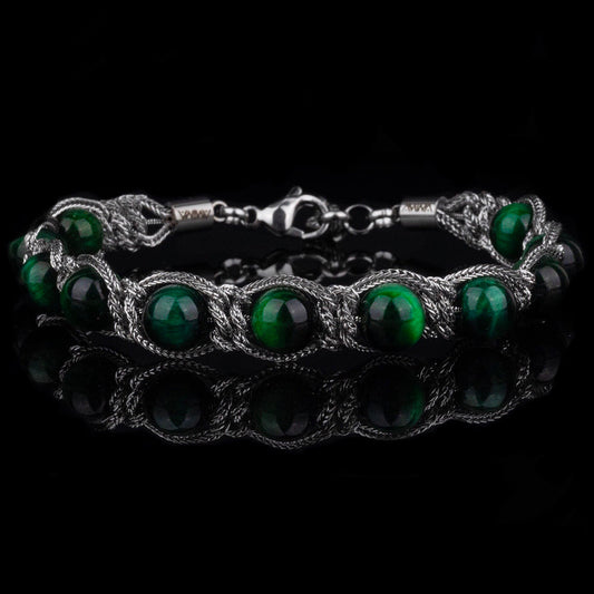 Bracciale Shamballa verde