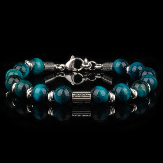 Bracciale Light Blue Tiger Eye